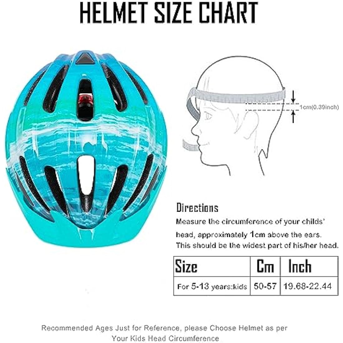 Kids Bike Helmet, Boys Girls Bike Helmet Child Cycle Helmet Childrens Bicycle Helmet Cycling Helmet