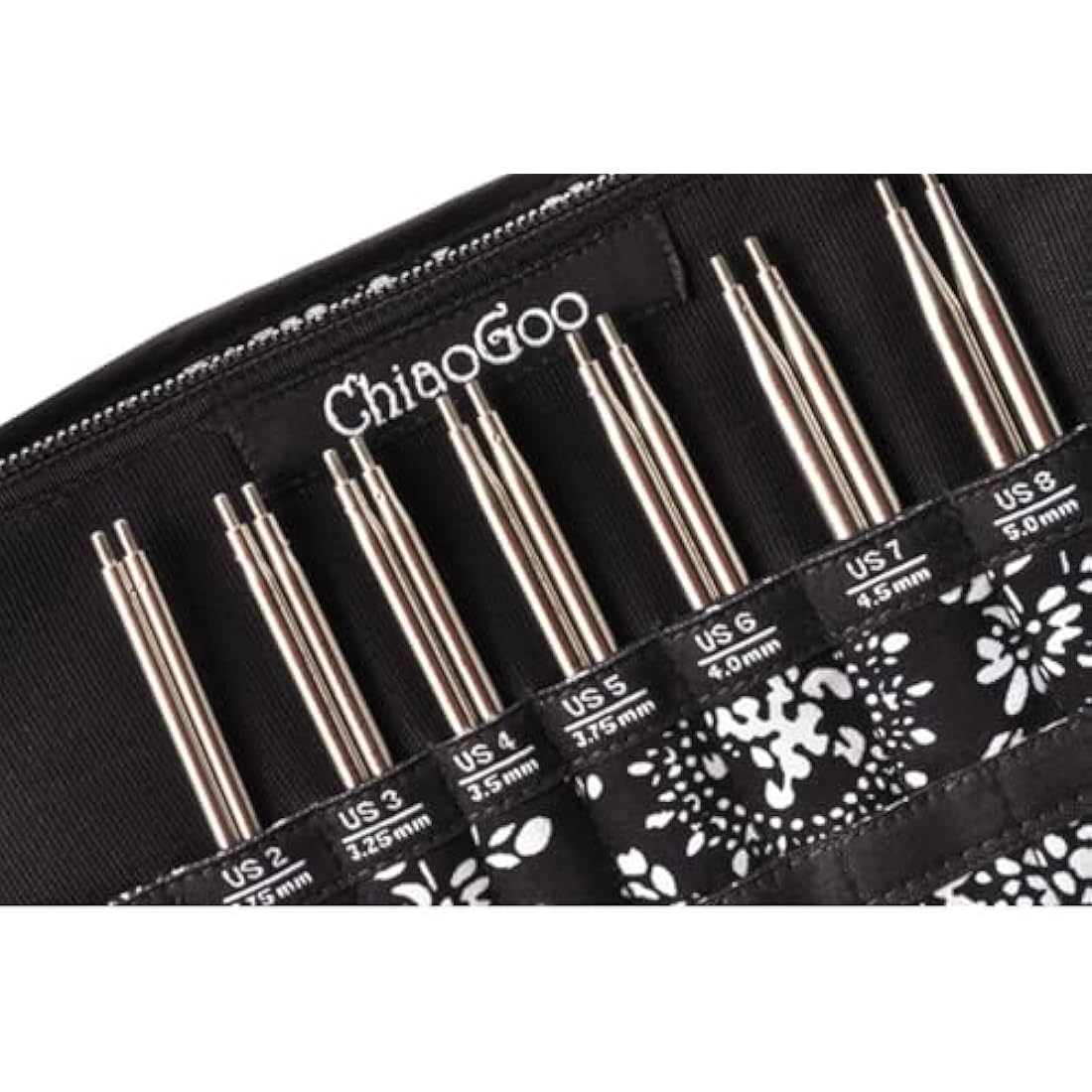 ChiaoGoo Twist Lace Inter. Needle Set 13cm 2.75-10.00mm -1pc