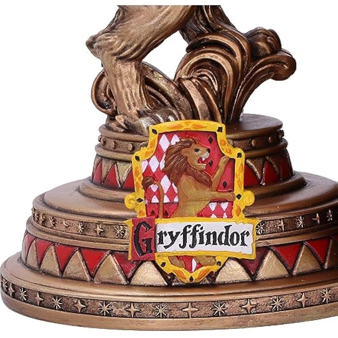 Nemesis Now Officially Licensed Harry Potter Gryffindor Bookend 20cm, Gold
