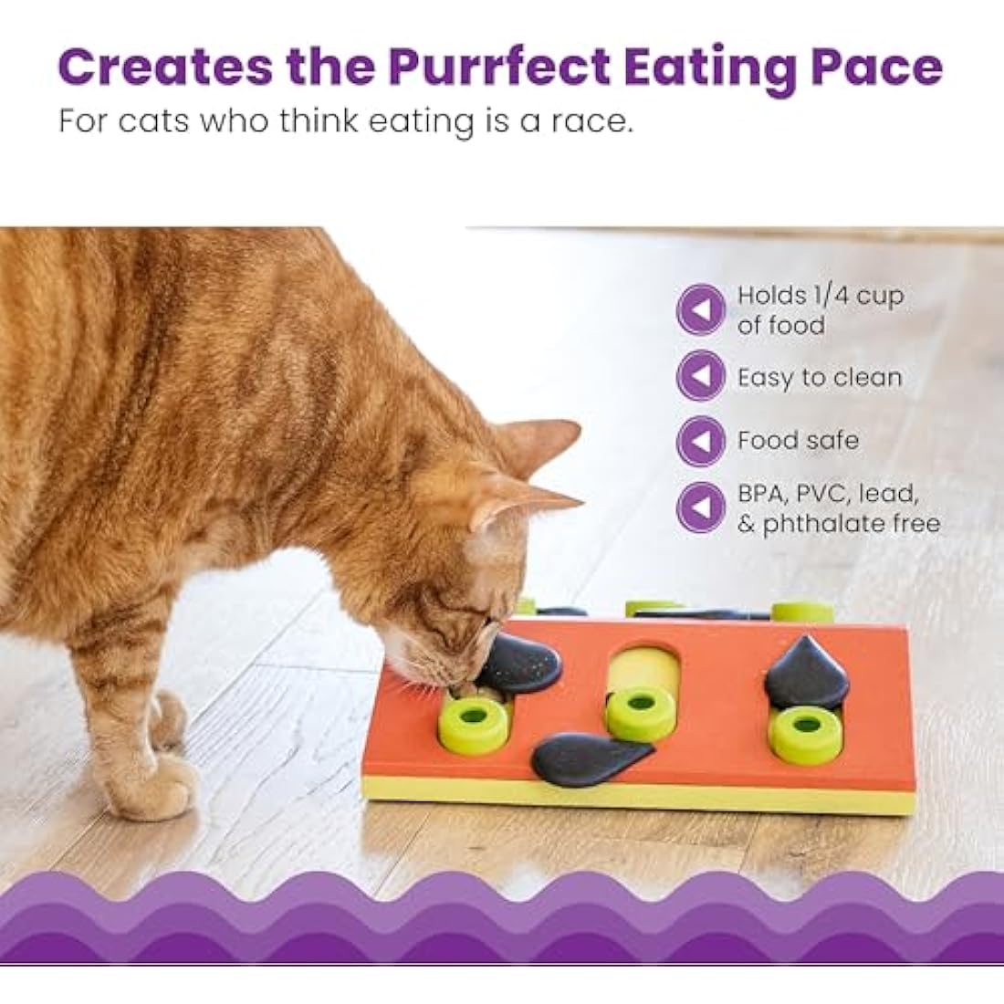 Nina Ottosson by Catstages Melon Madness Puzzle & Play - Interactive Cat Treat Puzzle