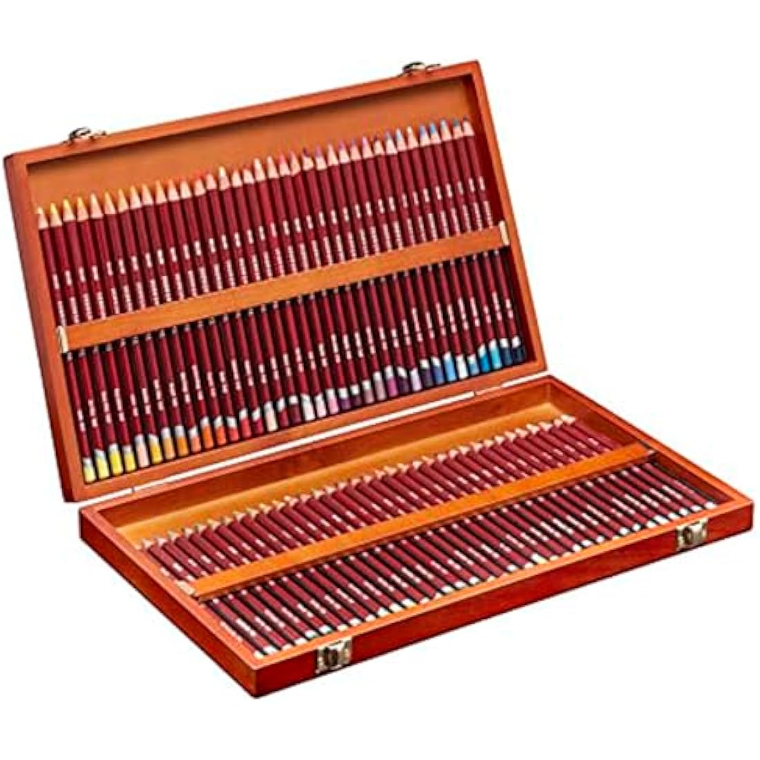 Derwent Pastel Pencils, Drawing & Colouring, Set Of 72 In Wooden Gift Box, Ideal For Blending & Colouring, Professional Quality, 2300343