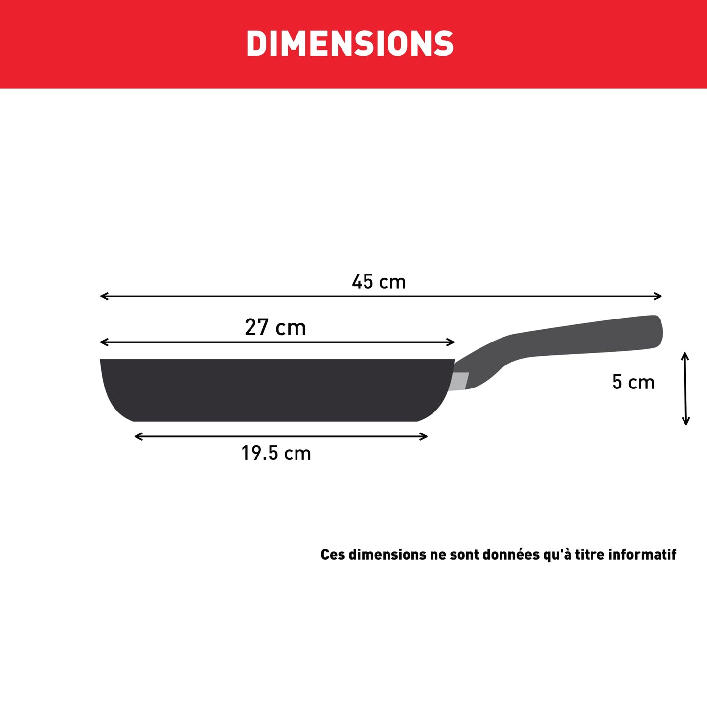 Tefal Comfort Max 26cm Stainless Steel Frying Pan  Durable Non-Stick Pan with Thermo-Spot Heat Indicator, Induction Compatible Base, Comfortable Grip