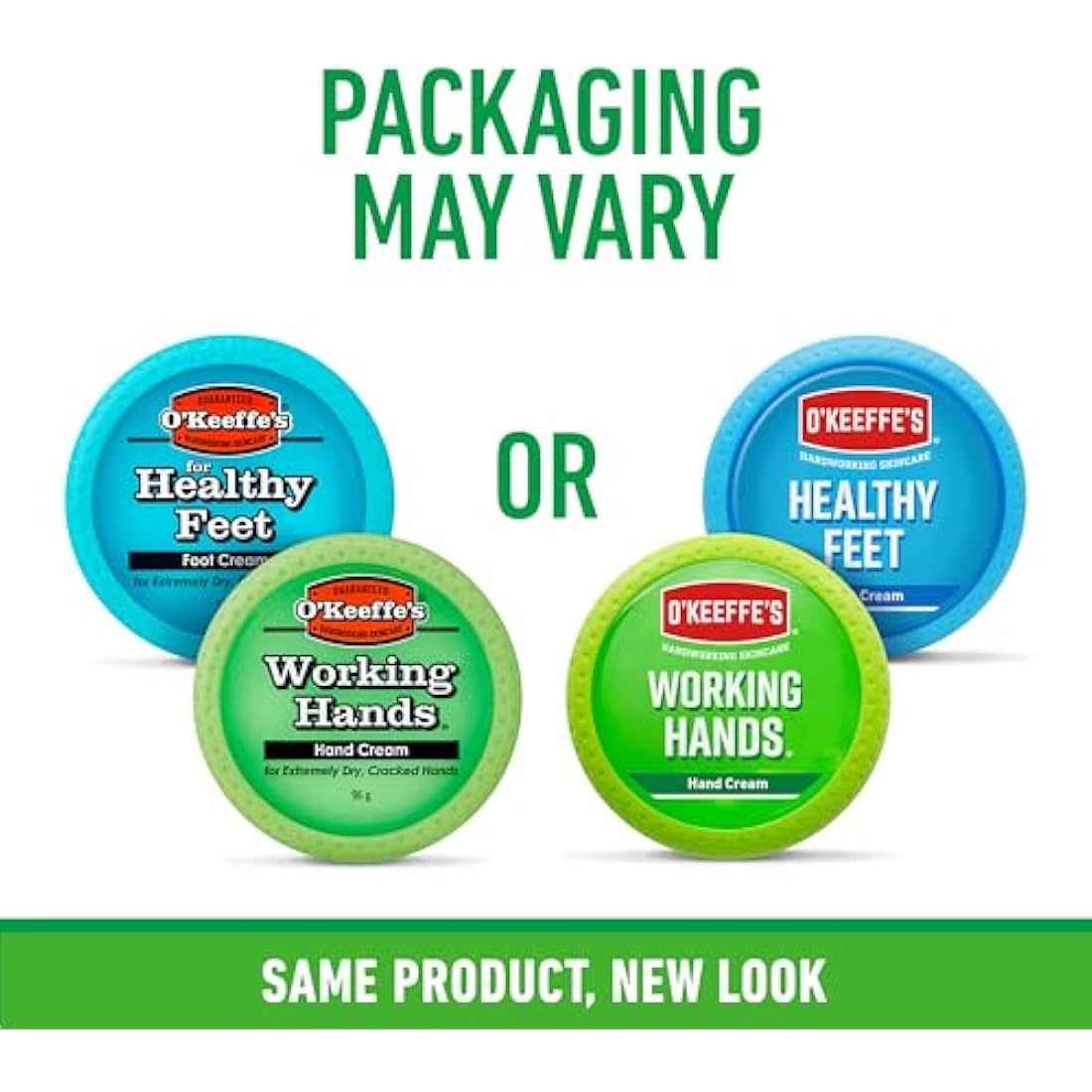 O'Keeffe's Working Hands 96g & Healthy Feet 91g (Twin Pack)