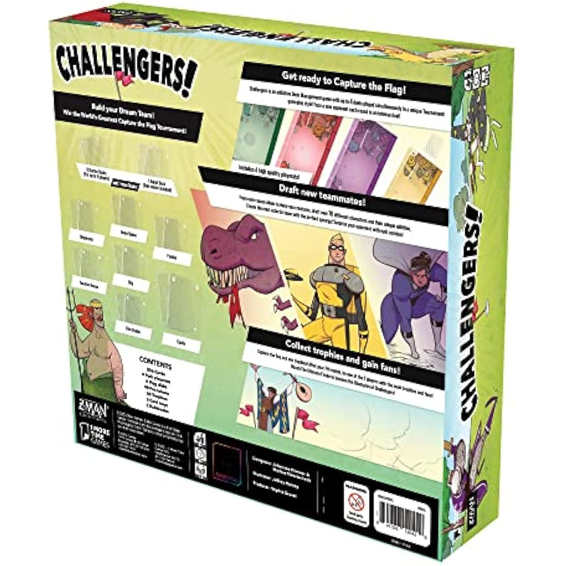 Z-Man Games | Challengers | Board Game | Ages 10+ | 1-8 Players | 45+ Minutes Playing Time