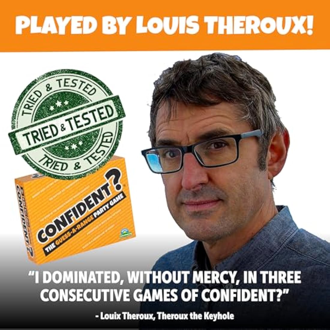 CONFIDENT? Board Game | The Smash Hit Guessing Game | Board Games for Families, Adults, Kids, Teens | Award-Winning Trivia Quiz Game with Brilliant Twist | 2-30 players, Ages 10+