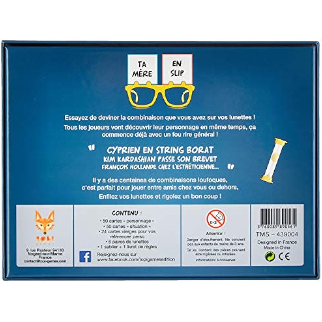 Topi Games 439001 TA Mère En Slip Game [French Language]