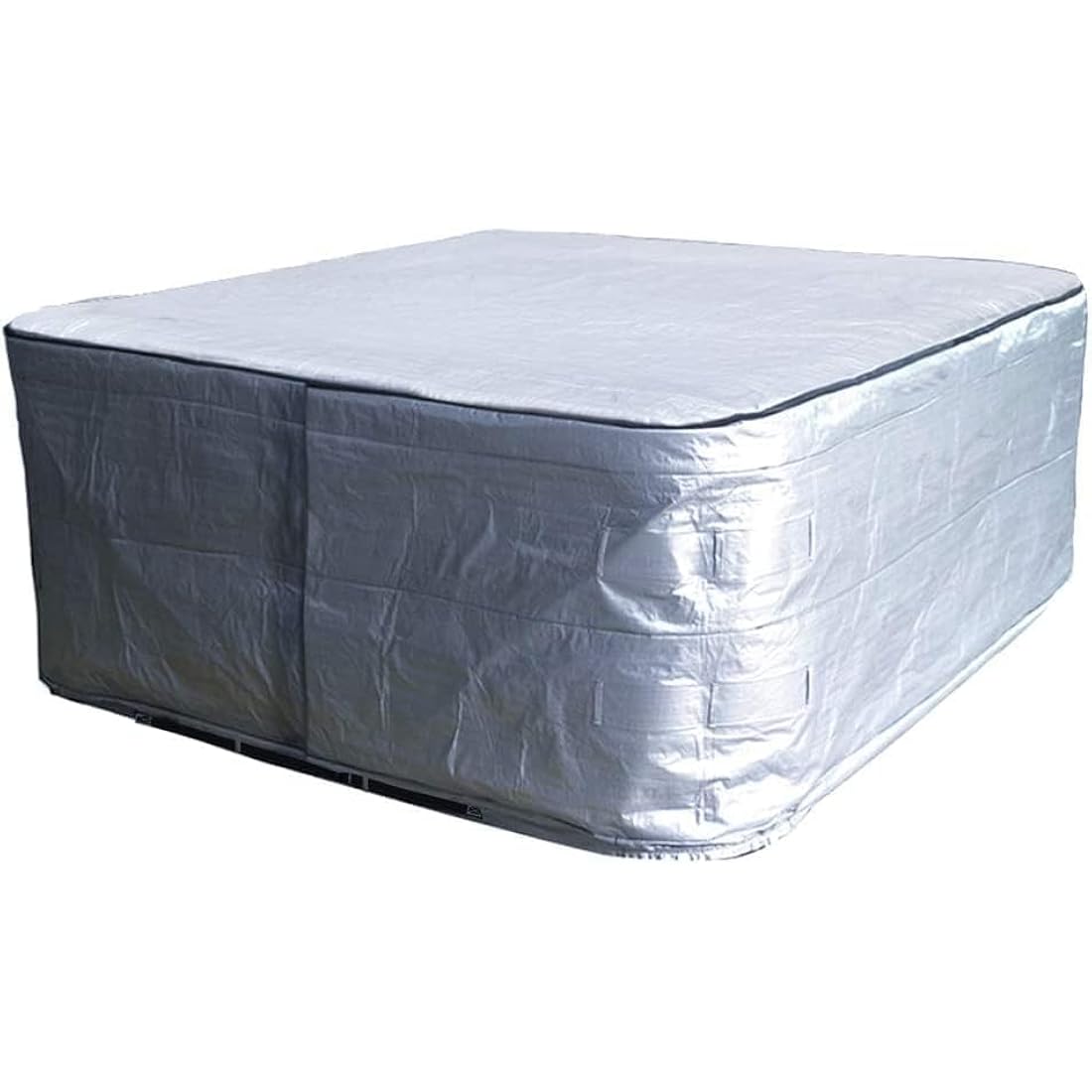 YUJHON Hot Tub Cover, Spa Cover Protector Guard Waterproof 170G Top Polyethylene Hot Tub Sun Shield