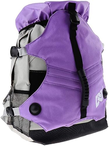 zalati Inline Skates Backpack Roller Skate Shoes Carrying Bag for Storage Easy to Carry Outdoor Sports - Purple, M