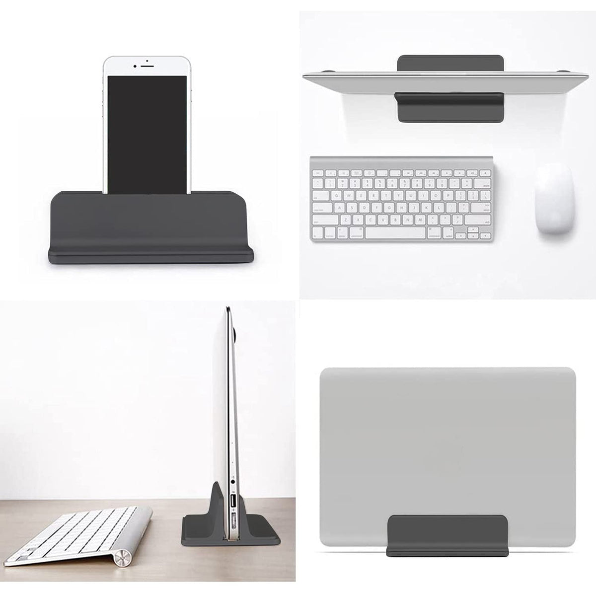 Oranlife Vertical Laptop Stand Holder, Black