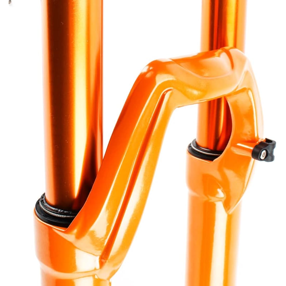 splumzer Bicycle Suspension Fork 26/27.5/29" for Mountain Bike DH Air Double Shoulder Downhill Abseiling Shock Absorber Straight Tube Ultralight Bicycle Shock Absorber Rebound Adjustment