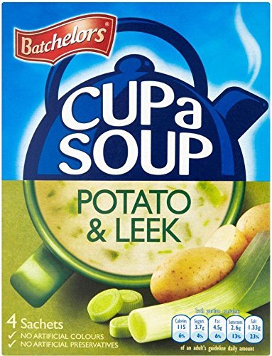 Batchelors Cup a Soup Creamy Leek & Potato (4 per Pack - 107g) - Pack of 6