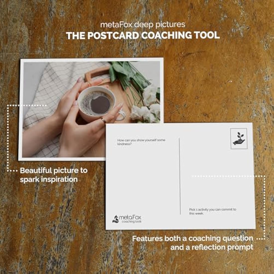 metaFox 'Building Resilience' - 52 Therapy Cards for Fostering Resilience, Acceptance, Coping Skills, and Empowerment - Use as Therapy Tools, Mindfulness Cards and Motivational Cards