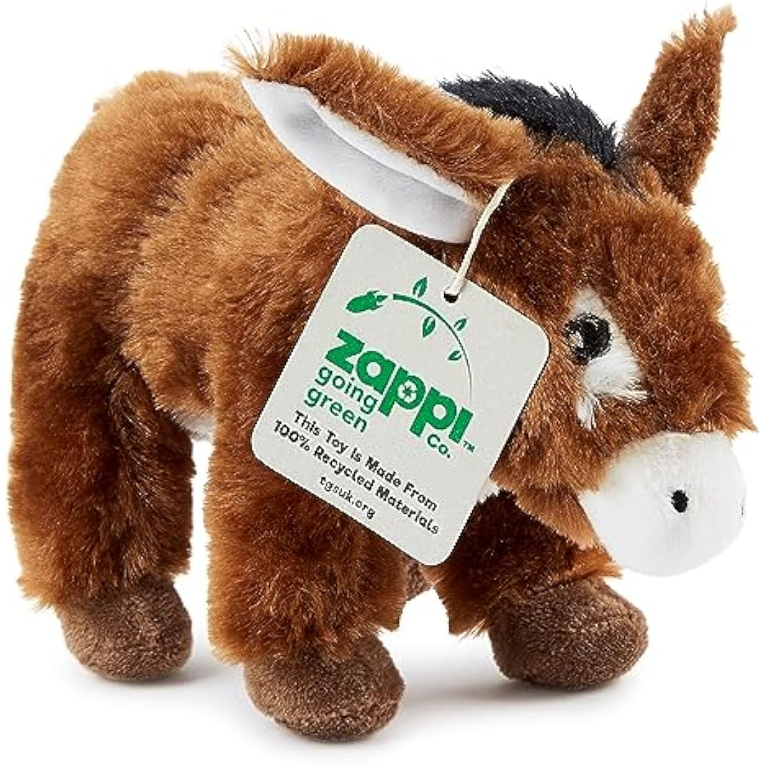 Zappi Co x3 Triple Pack Farm set of Childrens Playful Soft Cuddly Plush Toy realistic life like(12-15CM/5-6 Inches) (Donkey + Lamb + Pig)