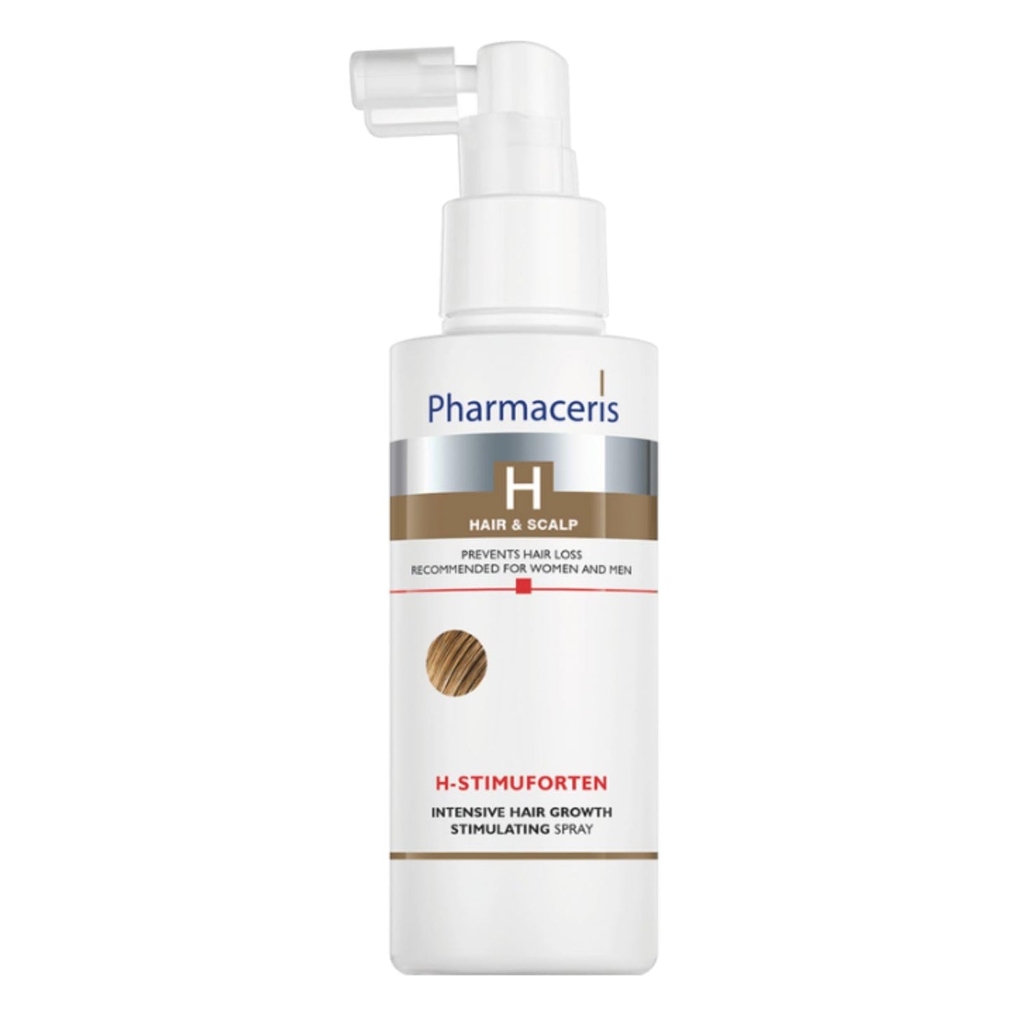 Pharmaceris H Stimuforten, Intensive Hair Growth Stimulating Spray, Hair Loss Treatment, Women and Men, for Sensitive Scalp - 125 ml
