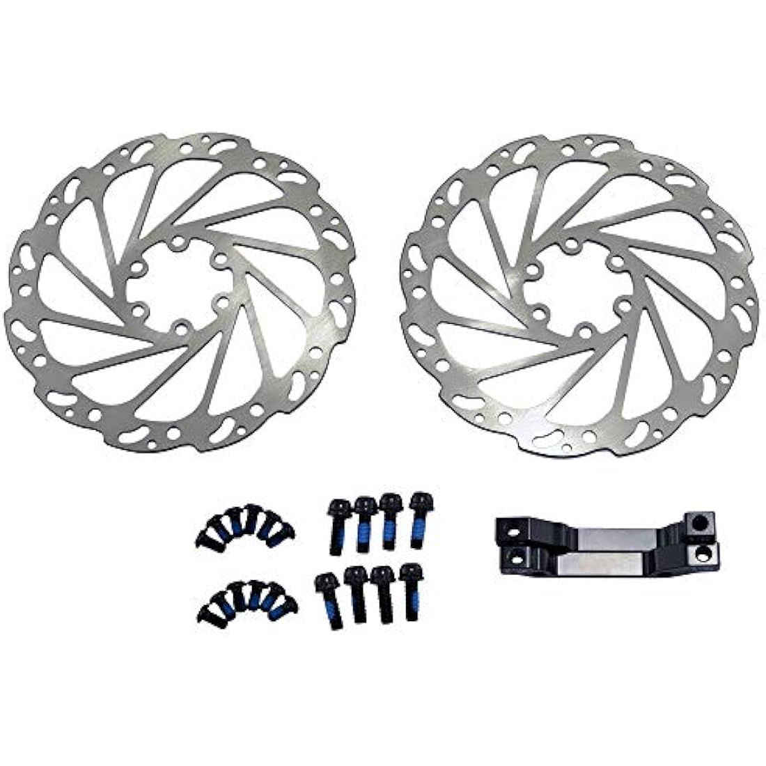 Juin Tech M1 Hydraulic MTB E-Bike Disc Brake Set 160mm with Rotor, Front and Rear, Gray, JT1949