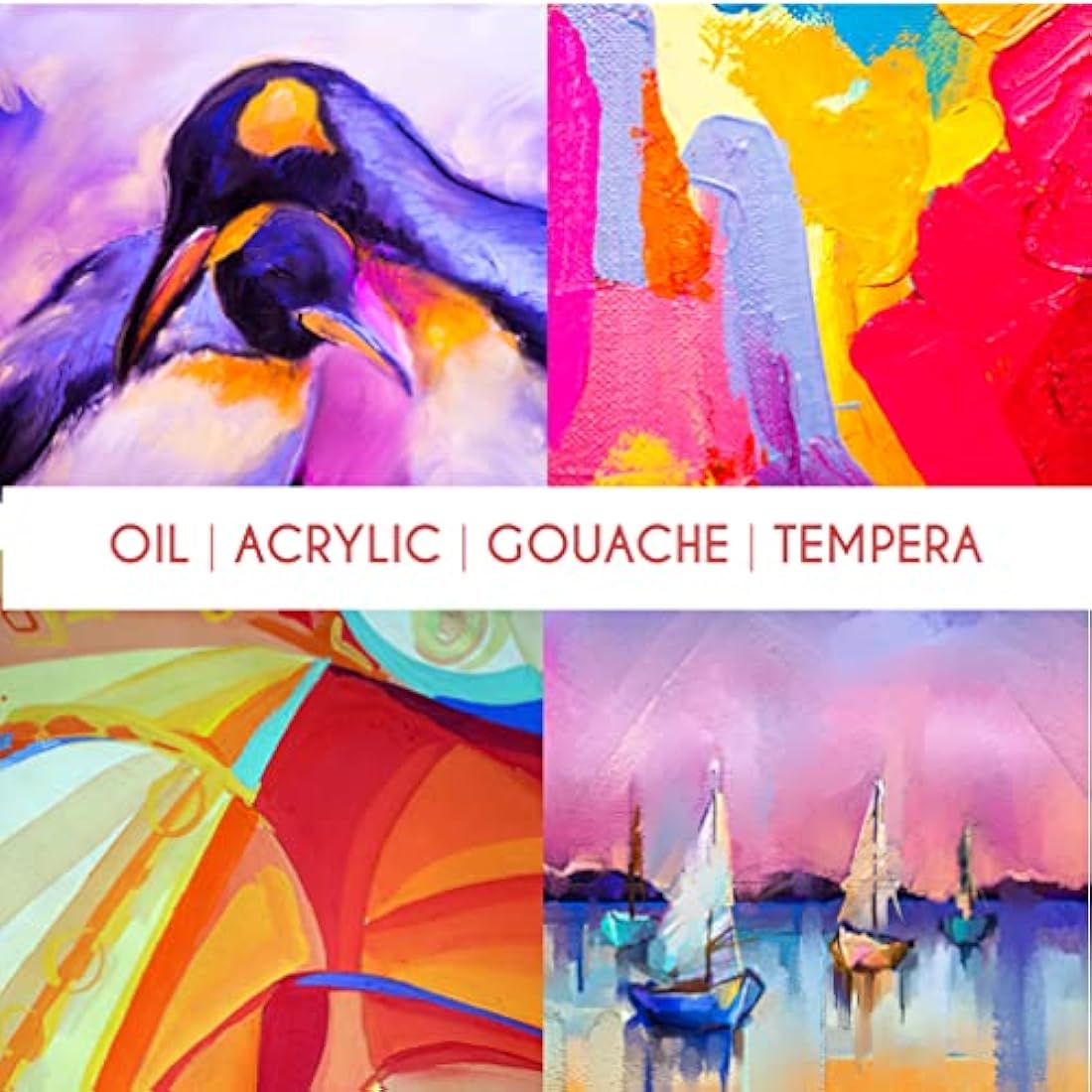 Canvas Painting Set of 28 Canvas – Multi Sizes – 13 x 18 cm, 20 x 25 cm, 24 x 30 cm, 30 x 40 cm – All Types of Painting