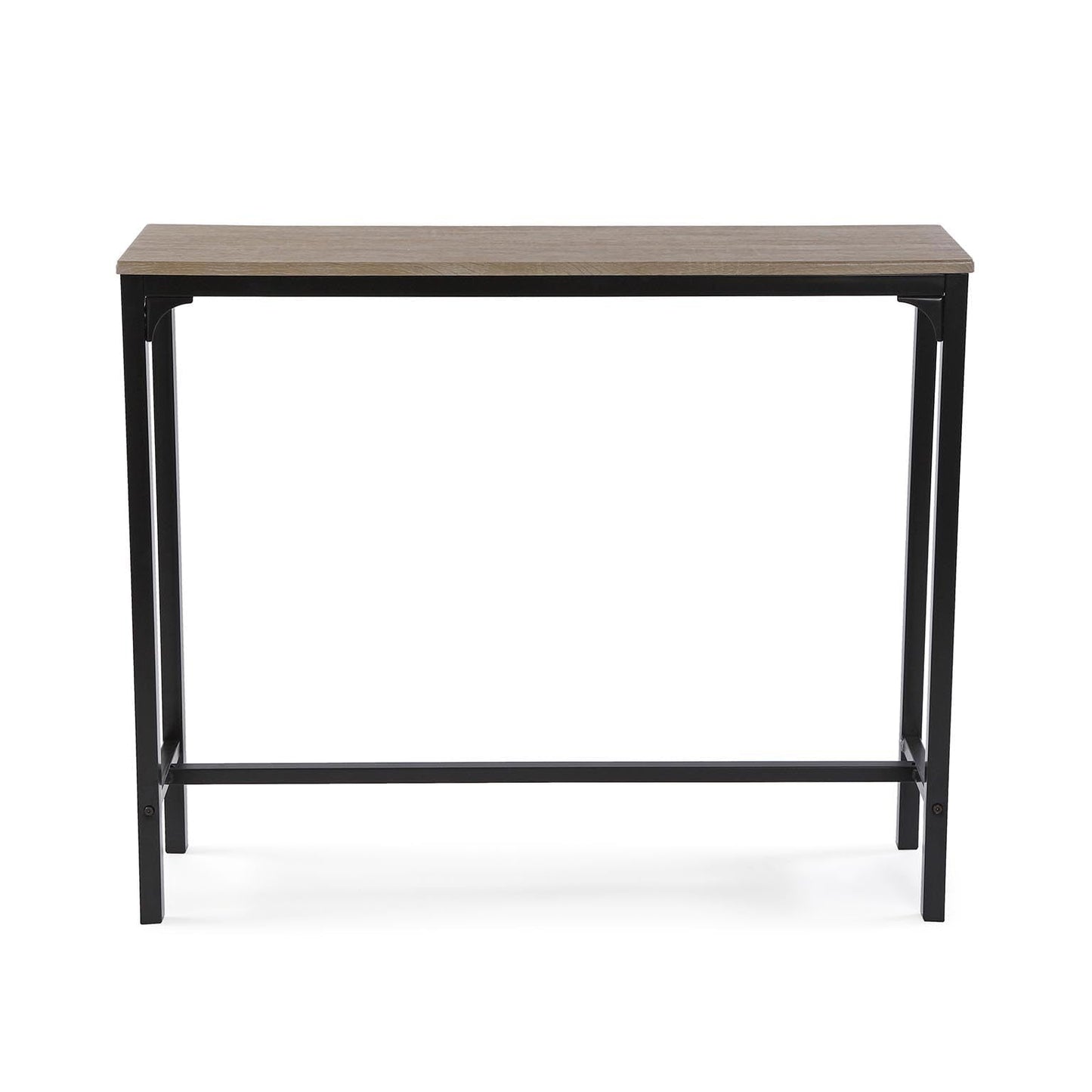 Versa Doncaster Console Table, Narrow table, 80x25x95cm, Brown and Black