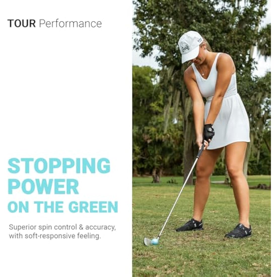 Trust Golf Balls Aurora | Rosa | Tour-Level Performance | Stand Out | Maximum Distance | Straight Flight | Stopping Power | Crystal Urethane Cover for Ultimate Control | 12 or 48 Balls