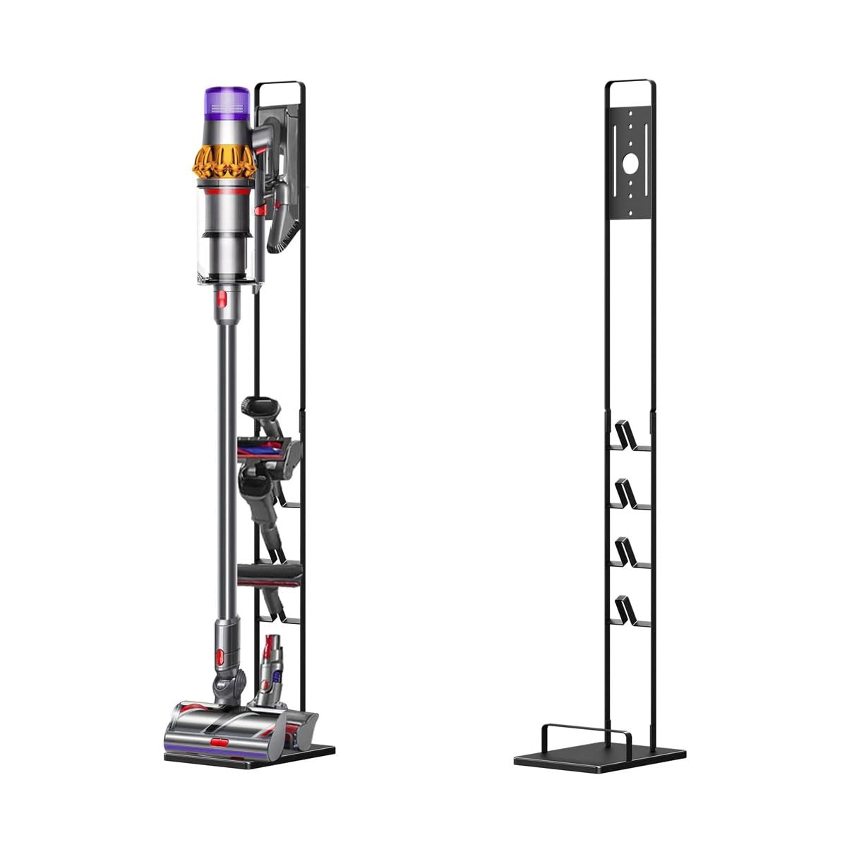 Foho Vacuum Stand, Stable Metal Storage Bracket Holder Stand Compatible for Dyson Gen5 V15 V12 V11 V10 V8 V7 V6 DC Series Handheld Cordless Vacuum