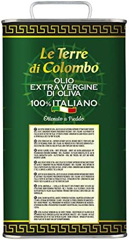 Le Terre di Colombo – 100% Italian Extra Virgin Olive Oil - Tin - 3 L