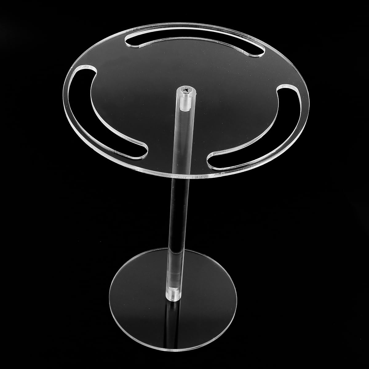 Ieron Sunglasses Holder 360 Degree Rotatable Transparent Sunglasses Storage Rack Glasses Display Stand Suitable For Office Desk Dressing Table Desktop