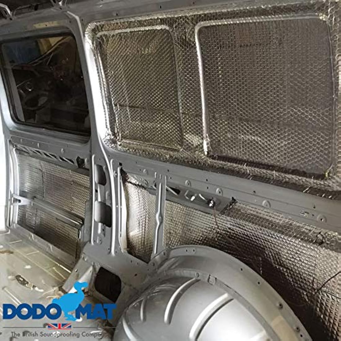 Dodo Mat DEADN Hex sound deadening mat, 30 Sheets, 30 sq.ft (2.8sq.m), car & van sound proofing, vibration damping