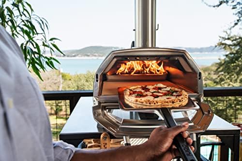 Ooni 14" Pizza Peel – Long Handle Super Smooth Aluminium Pizza Paddle – Lightweight Pizza Turning Peel Outdoor Pizza Oven Accessories…