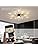 Modern LED Ceiling Light,12+1 Heads Semi Flush Mount Black Chandeliers Ceiling Lighting for Bedroom Living Room Kitchen Dining Room Restaurant