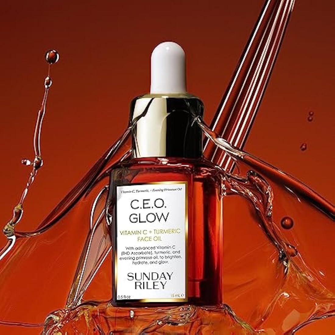 Sunday Riley C.E.O. Glow Vitamin C Turmeric Face Oil, 1.18 Fl Oz