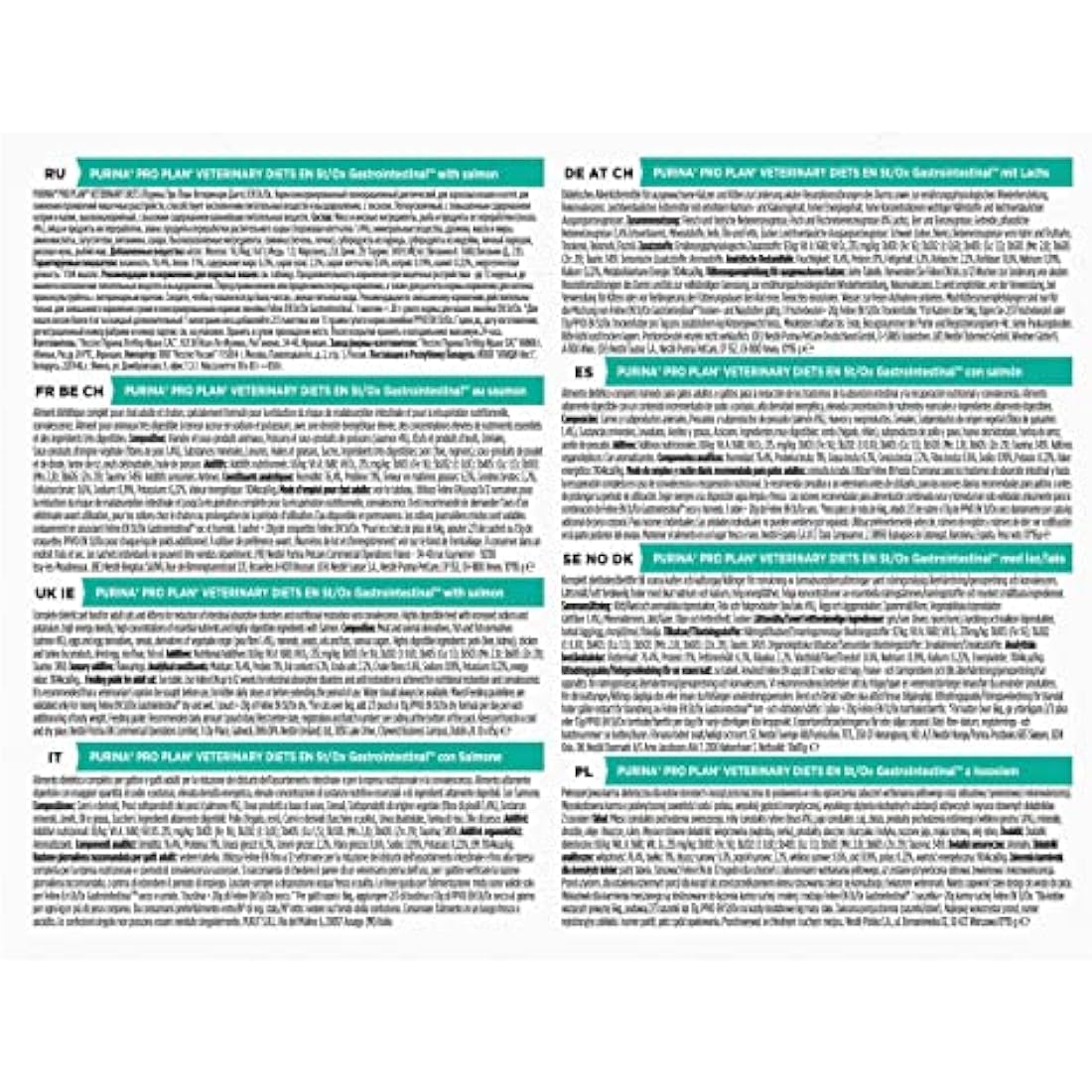 PRO PLAN VETERINARY DIETS EN Gastrointestinal Wet Cat Food Salmon 10 pack of 85g