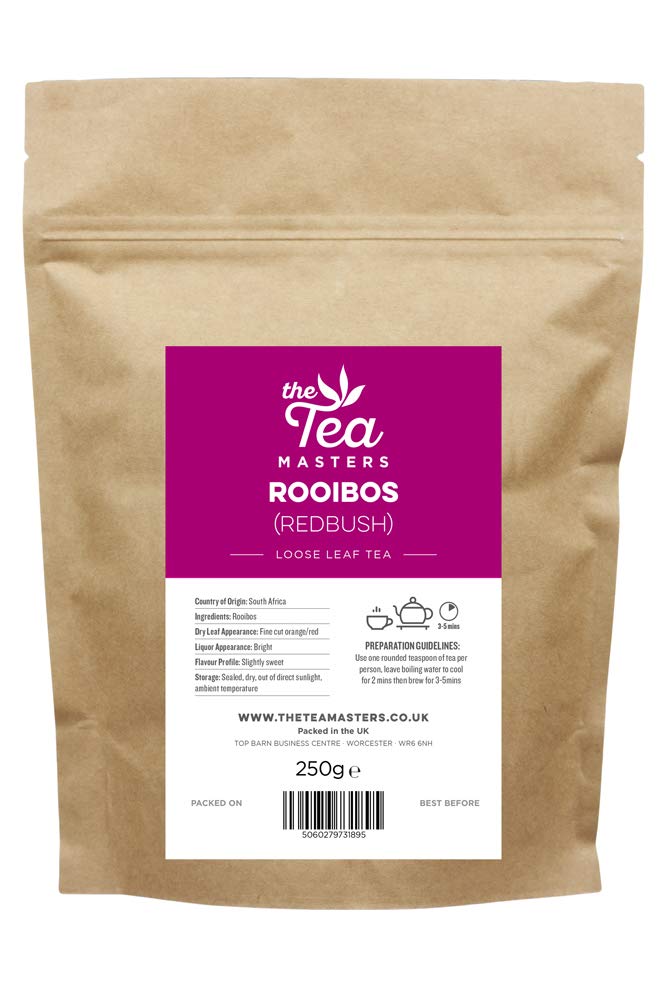 The Tea Masters Loose Leaf Tea - Rooibos (Redbush) (1x250g)