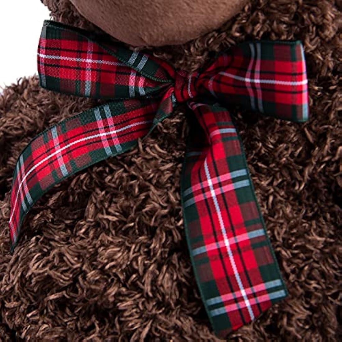 Bebamour 45cm Teddy Bear Baby Stuffed Animals Soft Toys Teddy Bears for Girs Gifts, Christening, Baby Shower, Birthday, Christmas Toys for Kids (Dark Brown)