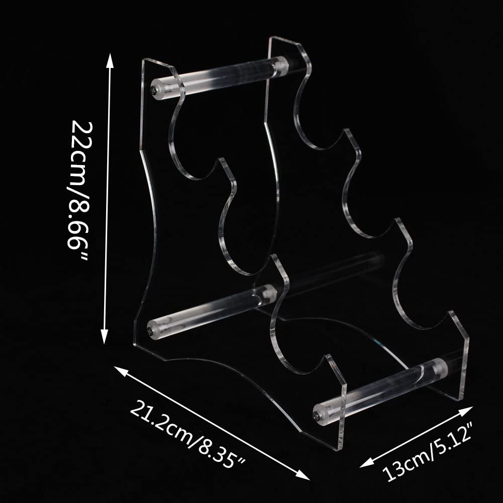 WANLIAN Lightsaber Acrylic Desktop Display Stand Fixer Decorative Collection (Transparent)