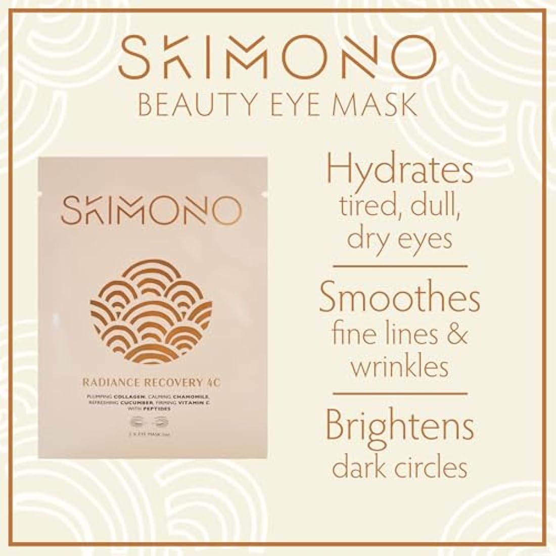 Skimono Super Indulgence Set - 4 Pack Facial Masks, Eye Masks, Hand & Foot Masks, Skincare Gift for Women, Hydrates & Nourishes