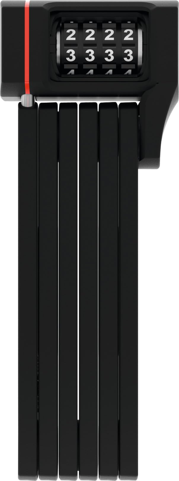 ABUS Bordo uGrip 5700C SH folding lock with bracket - Bicycle lock with combination code and 5 mm thick bars - security level 7