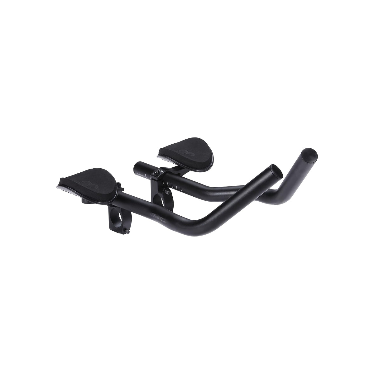 BBB Cycling AeroBase Aluminium Tri Bars Ergo-bend Aerobar for Road Bikes with Multi-adjustable EVA Arm Pads Compatible with 25.4/31.8 mm Bike