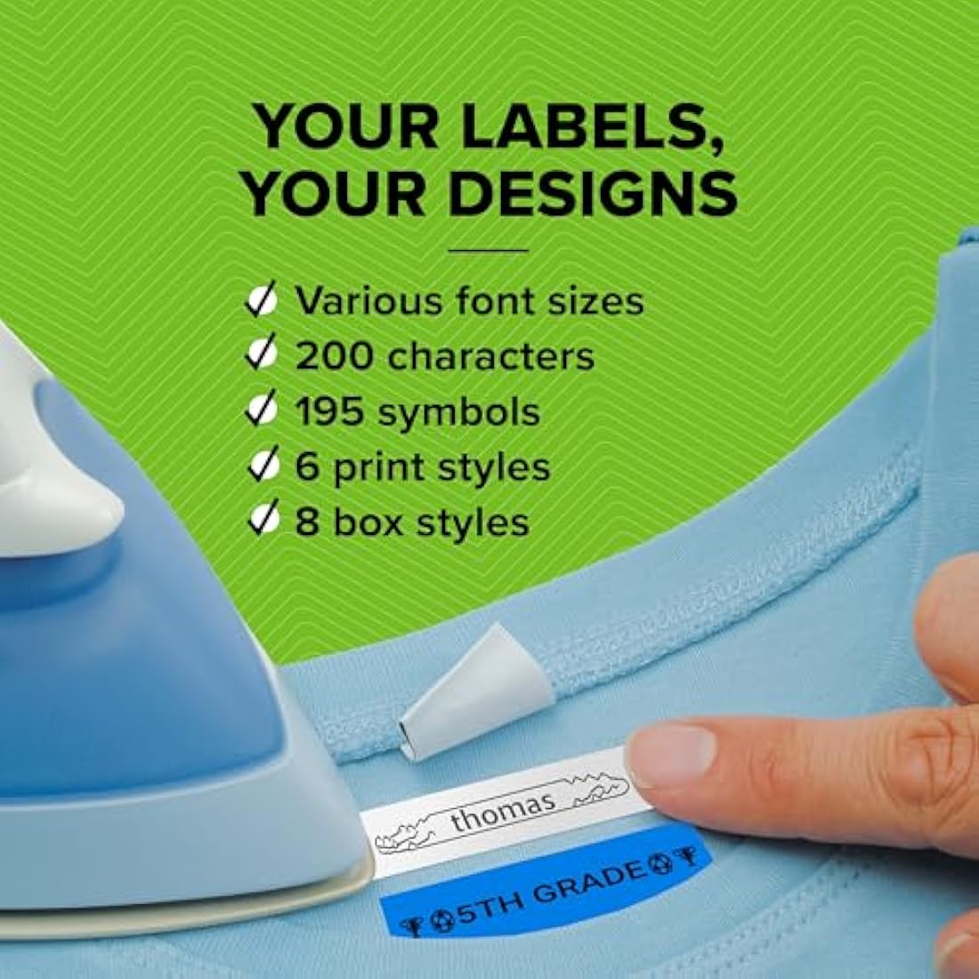 Dymo LetraTag LT-100H Label Maker Starter Kit | Handheld Label Printer Machine | with Plastic, Paper & Clear Label Tape | Ideal for Office or Home