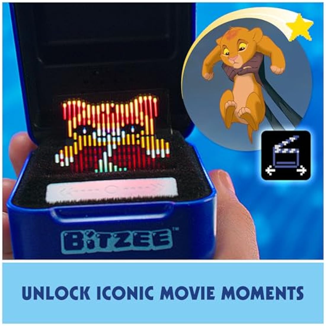 Bitzee Disney Interactive Toy with 30 Characters Inside, Reacts to Swipes, Tilts and Taps, Digital Pet Kids' Toys for Girls, Boys and Fans