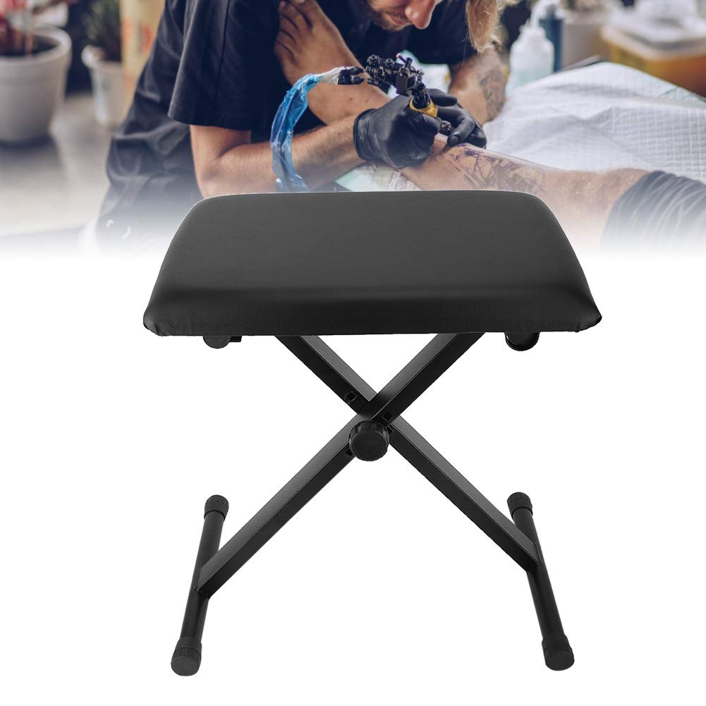 Lecxin Leg Rest Stool, Foldable Height Adjustable 47Cm 50Cm 52Cm Tattoo Leg Rest Stool Stand Leg Bracket Leg Rest Stand With Thick Cushion