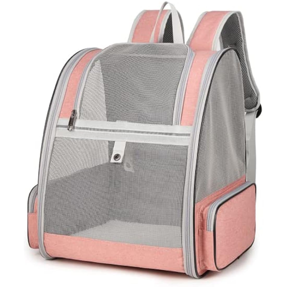 Pet Carrier Travel Backpack for Cats Small Dogs 7.5kg, Large Mesh Portable Transport Bag Breathable Transparent, Airline Approved Rucksack Tree Side Entry, Spacious Foldable for Outdoor and Daily Use