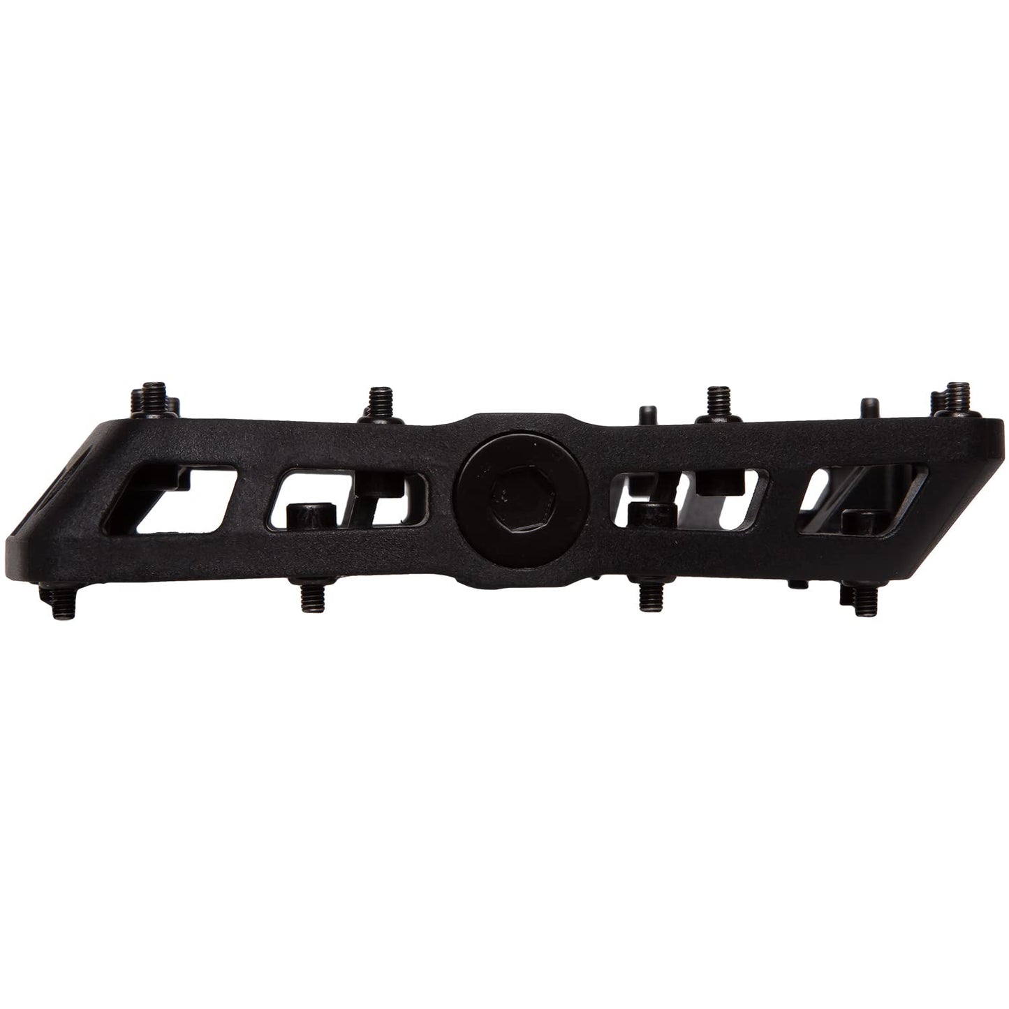 TAG Metals T3 Nylon MTB Pedals 9/16" Axle ? Durable, Lightweight Platform Pedals with Anti-Slip Pins, Ideal for Mountain Biking and BMX (Black)