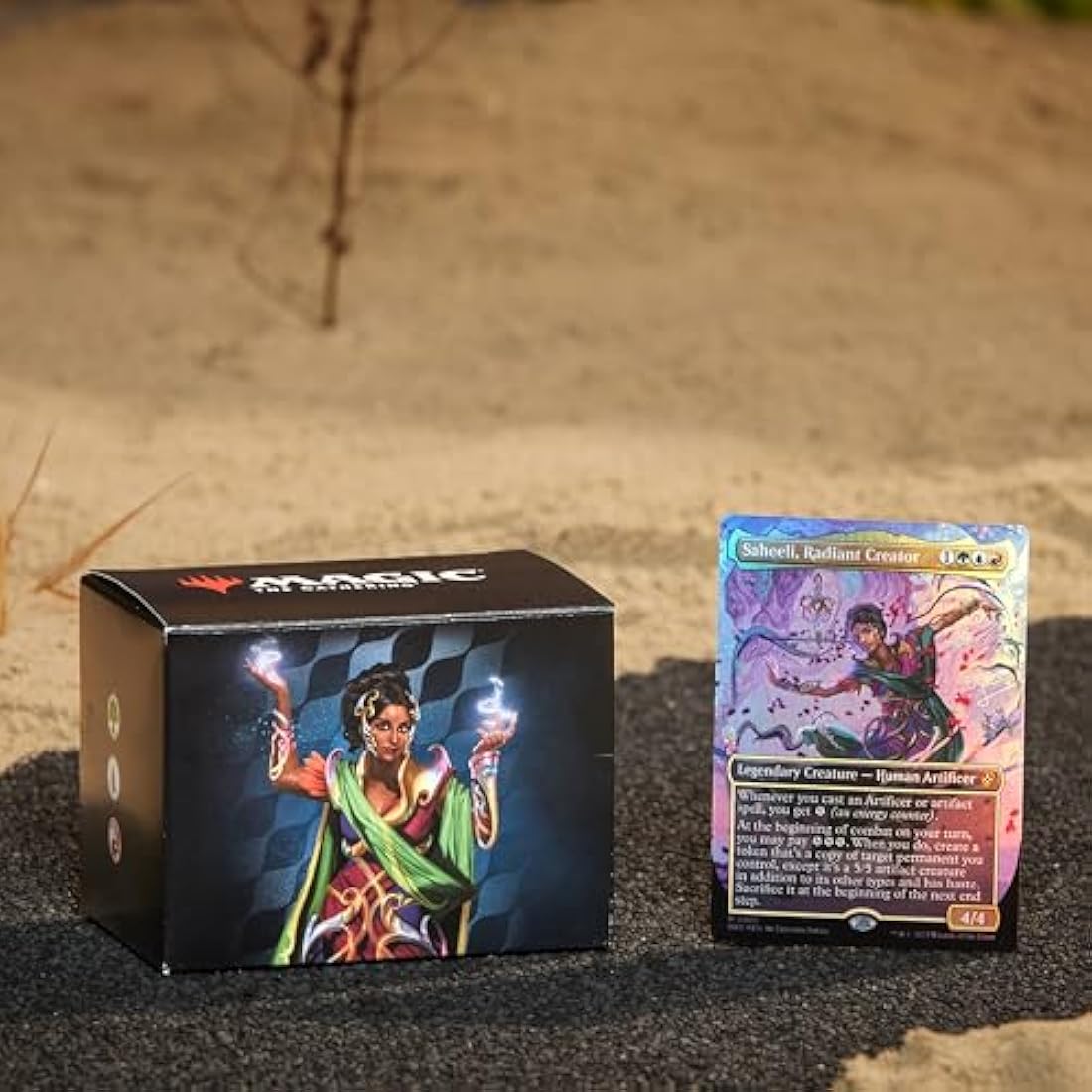 Magic: The Gathering Aetherdrift Commander Deck - Living Energy, Green/Blue/Red