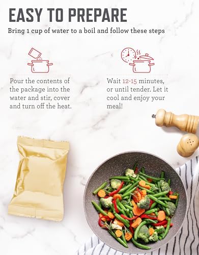 ReadyWise, 120 Servings, Vegetable Bucket, Freeze Dried, 20 Years Shelf Life, Emergency Food