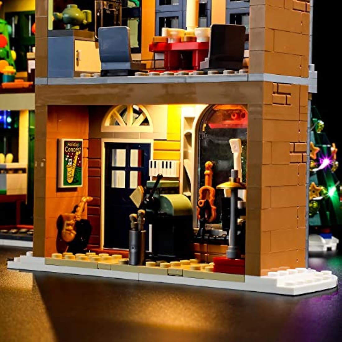 BRIKSMAX Led Lighting Kit for LEGO-10308 Holiday Main Street - Compatible with Lego Icons Building Blocks Model- Not Include the Lego Set