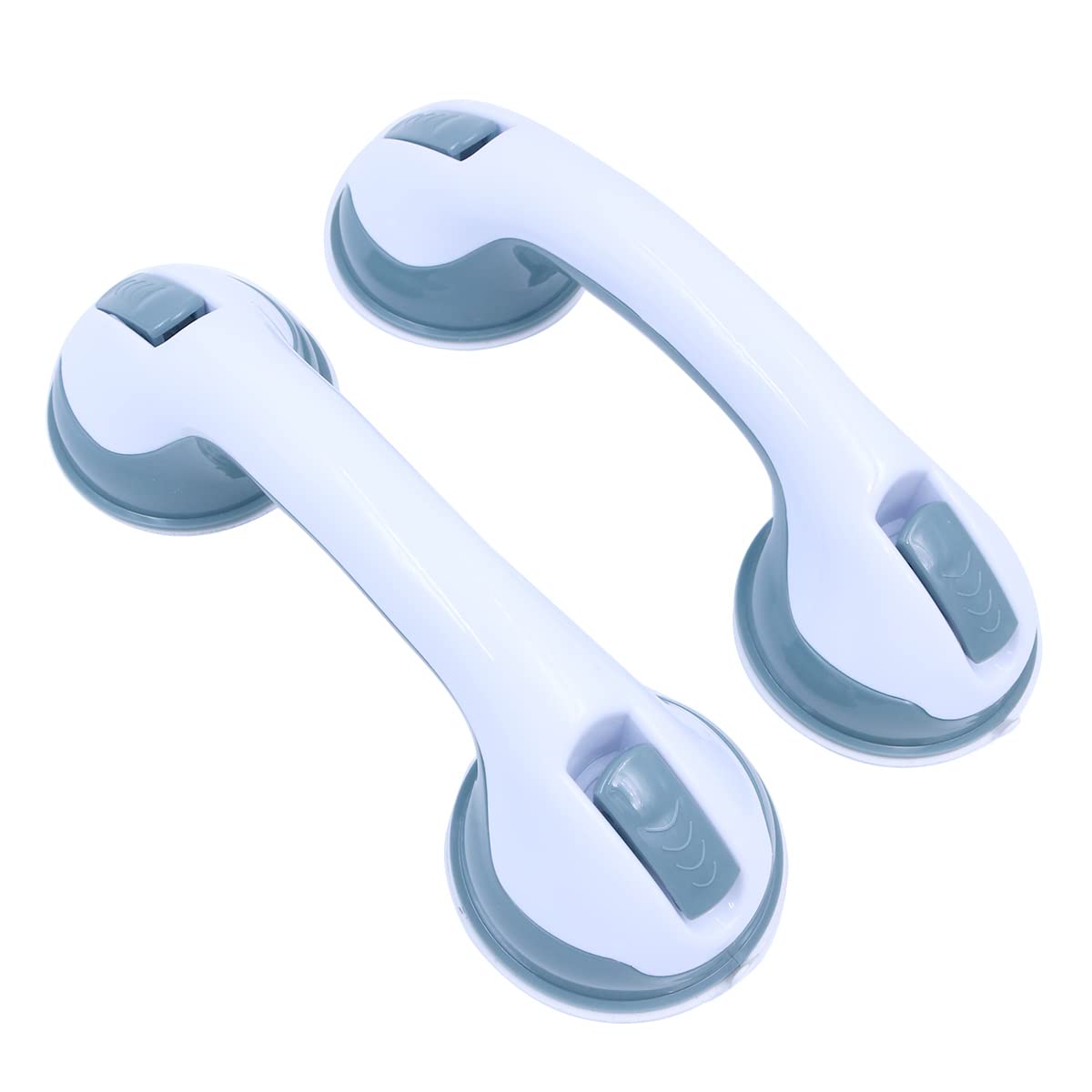 Shiwaki 2Pcs Bathroom Handrail, movable armrest, safety handle, bathroom holder, shower handle, suitable for bathroom with shower, wardrobe, glass