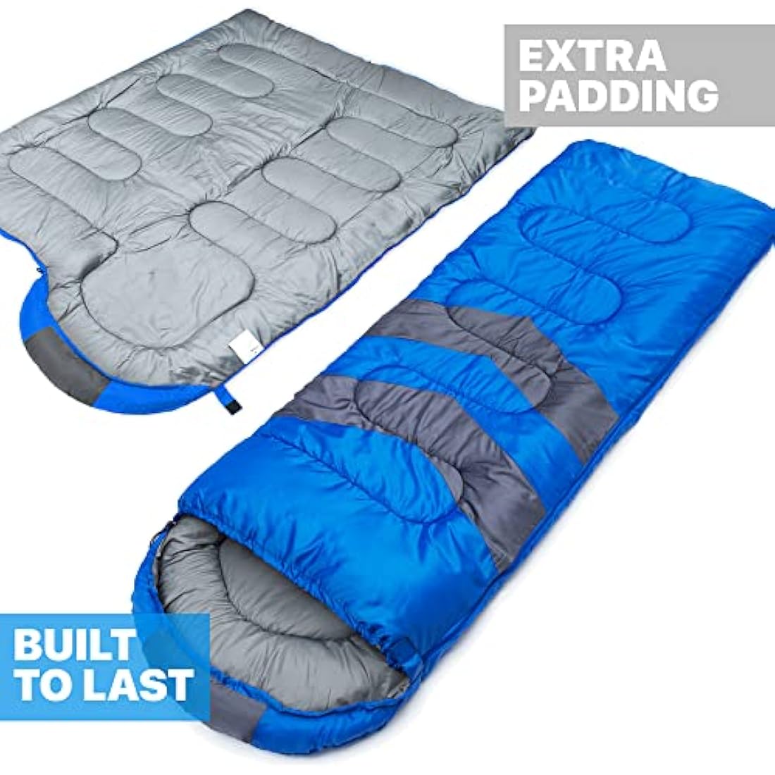 MalloMe Sleeping Bags for Adults & Kids Sleeping Bag 3-4 Season - Ultralight Backpacking Sleeping Bag Cold Weather & Warm, Lightweight Compact, Single Adult Girls Boys Winter Sleep Camping Accessories
