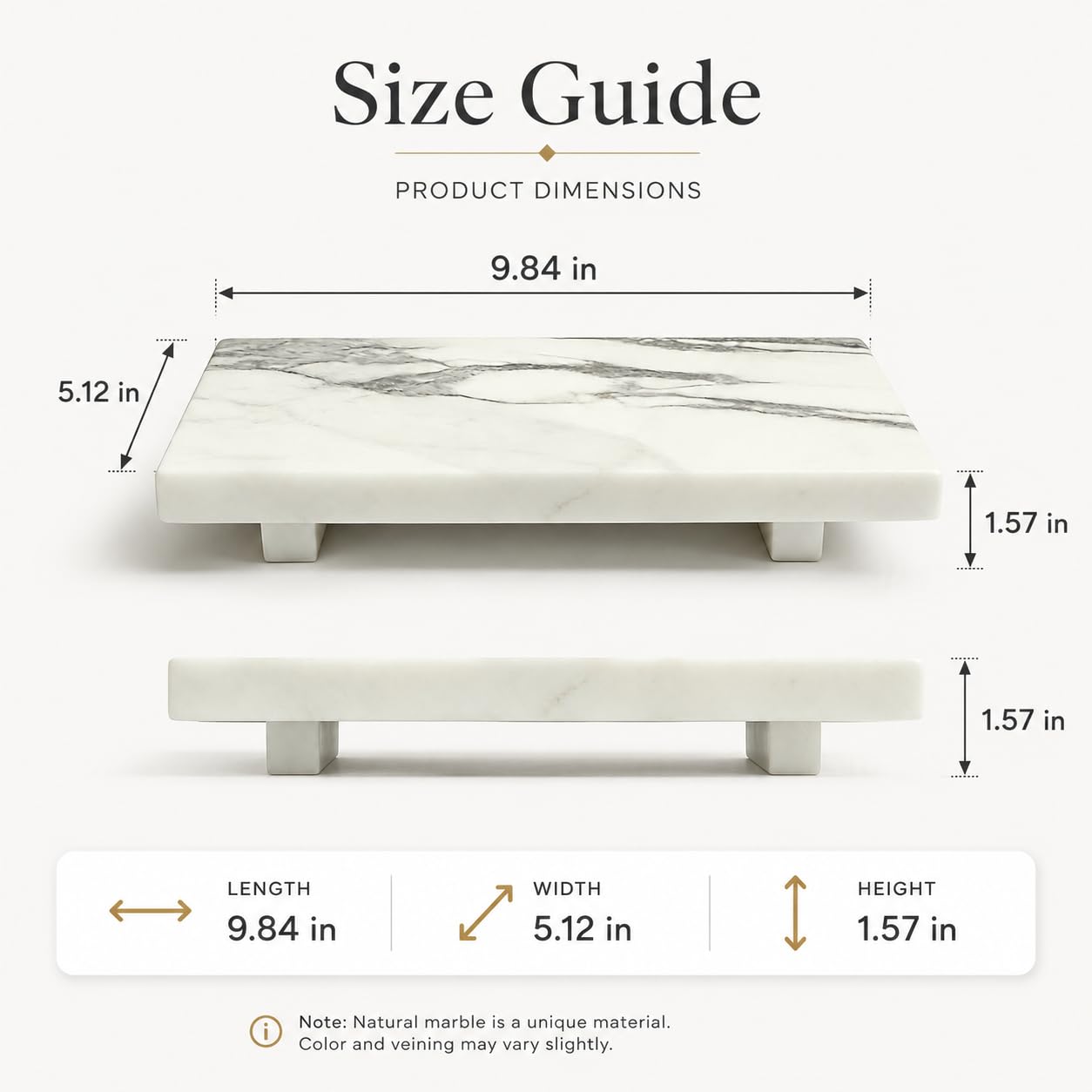 White Marble Pedestal Stand for Vanity & Bathroom