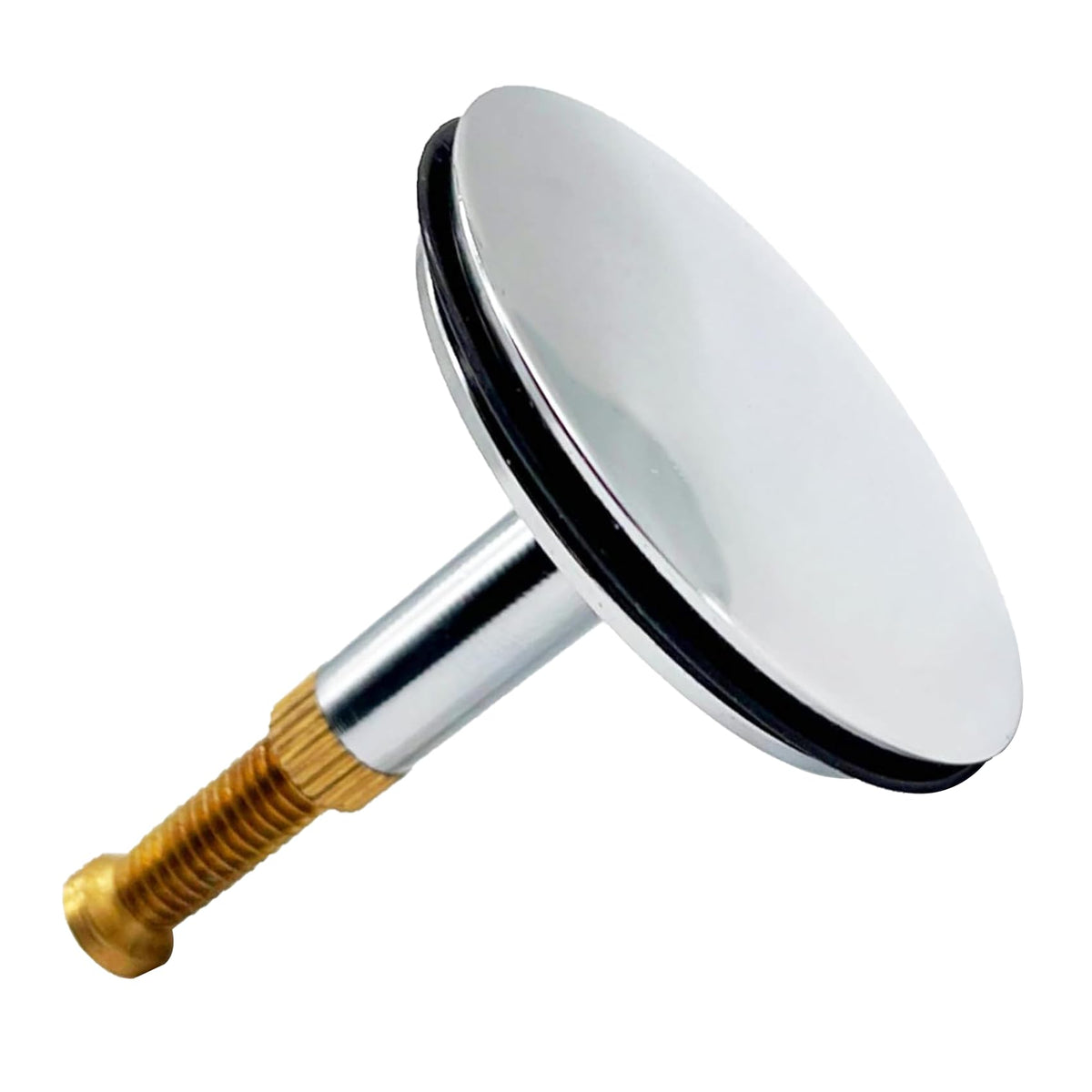 Wjelet Jacuzzi Bath Jet Plugs 43mm Cover 8mm Pole Adjustable Stem Full Copper Drain Stoppers Bathtub Overflow Shower Plug and Bathtub Pop Up Plug