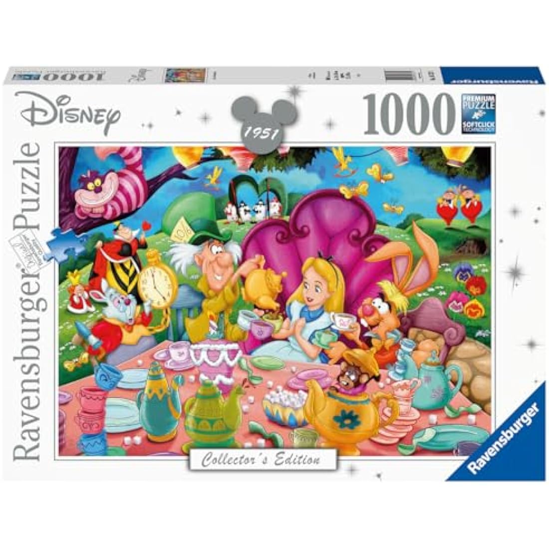 Ravensburger Disney Collector’s Edition Alice in Wonderland 1000 Piece Jigsaw Puzzles for Adults & Kids Age 12 Years +