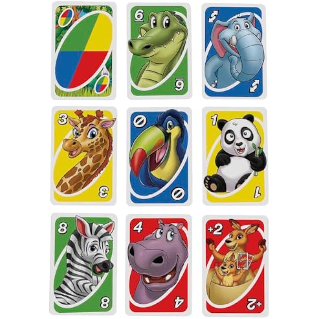 UNO Junior Card Game with 45 Cards, Gift for Kids 3 Years Old & Up, GKF04